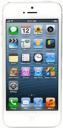 Смартфон Apple iPhone 5 64Gb White & Silver - Истра